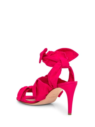 Shop Red Valentino Valentino Red Knot Sandal In Pink
