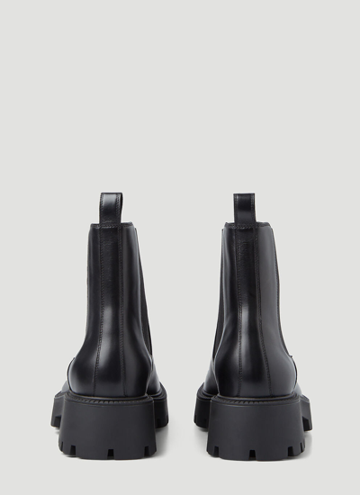 Shop Balenciaga Men Rhino Ankle Boots In Black