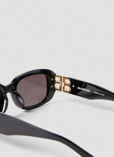 Shop Balenciaga Women Dynasty D-frame Sunglasses In Black