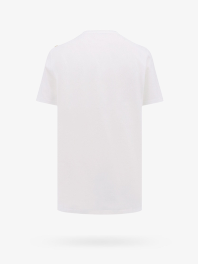 Shop Balmain Woman T-shirt Woman White T-shirts