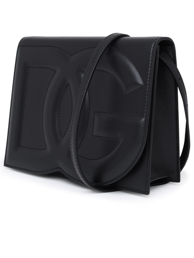 Shop Dolce & Gabbana Woman  Black Leather Bag