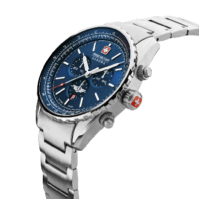 Pre-owned Swiss Military Hanowa Swiss Made Mens Watch Afterburn Chrono Smwgi0000304