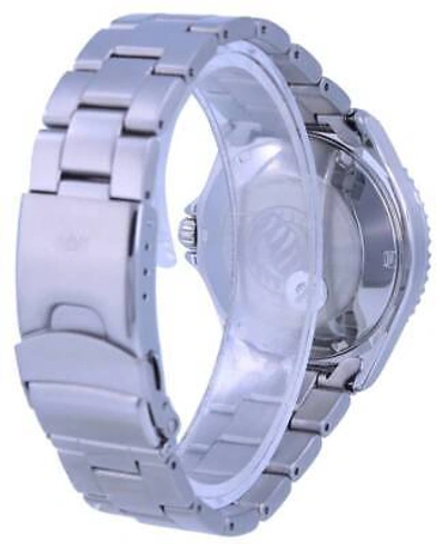 Pre-owned Orient Mako Kamasu Ii Blue Dial Pepsi Bezel Automatic Ra-aa0812l19b Men's Watch