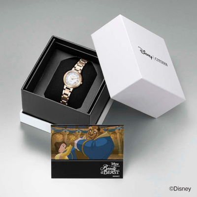 Pre-owned Citizen Disney Collection Beauty And The Beast Xc Limited Es9432-67a Solar Watch