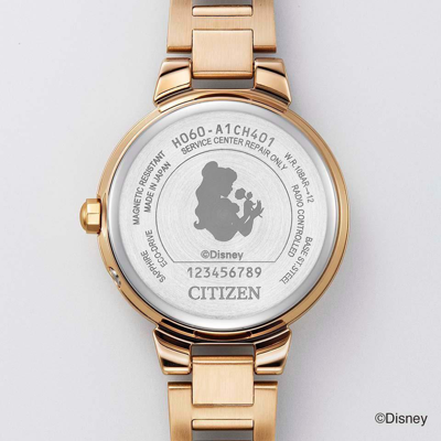 Pre-owned Citizen Disney Collection Beauty And The Beast Xc Limited Es9432-67a Solar Watch