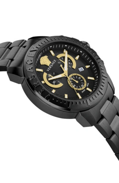 Pre-owned Versace Men's Ve2e00621 Chrono 45mm Quartz Watch