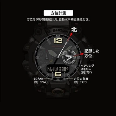 Pre-owned Casio G-shock Gwg-b1000-1a Tough Watch Mudmaster Master Of Japan Made Gwgb1000