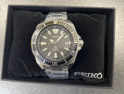 Pre-owned Seiko Prospex Automatic Watch Black Dial Srpf03 Made In Japan With Tag 200m