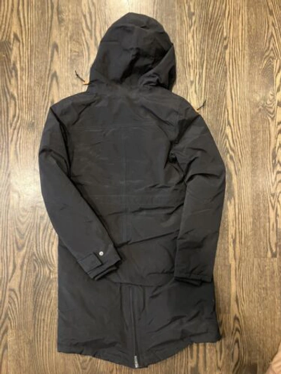 Pre-owned The North Face Women's Snow Down Parka. Size Xs. Black