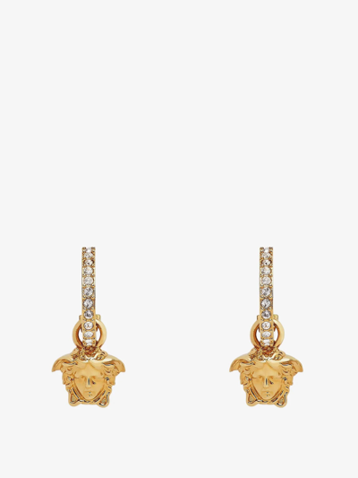 Shop Versace Woman Earrings Woman Gold Earrings