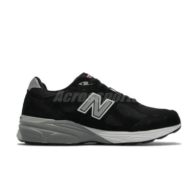 Pre-owned New Balance Balance 990v3 Made In Usa Nb Black Silver White Men Casual Shoes M990bs3-d