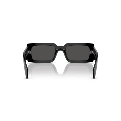 Pre-owned Prada Pr A07s - 1ab5s0 Black-dark Grey Womens Sunglasses 52mm Authentic In Gray
