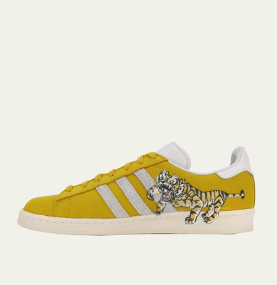 Pre-owned Adidas Originals Adidas X Kasina X Kim Jung Gi Low The Master With Friends/us Size 11(uk 10. 5) In Yellow