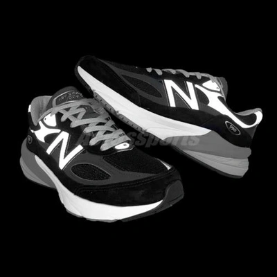 Pre-owned New Balance Balance 990 V6 D Wide Nb Made In Usa Women Casual Shoes Sneakers W990bk6-d In Black
