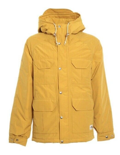 Pre-owned The North Face Men's Thermoball Dryvent Mountain Parka M Arrowwood Yellow Brown