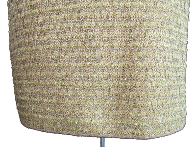 Pre-owned St John St. John Knits Gold Multi Sequin Tweed Jacket Blazer Dress Suit Sz 6 $3190