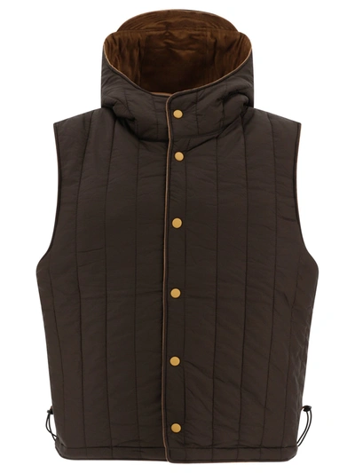 Shop Engineered Garments Field Reversible Vest Jacket