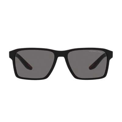 Shop Prada Eyewear Square Frame Sunglasses In Black