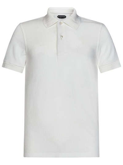Shop Tom Ford Towelling Short In White