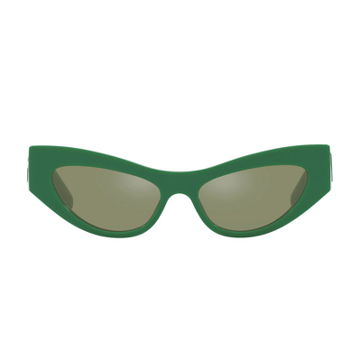 Shop Dolce & Gabbana Eyewear Cat In Green