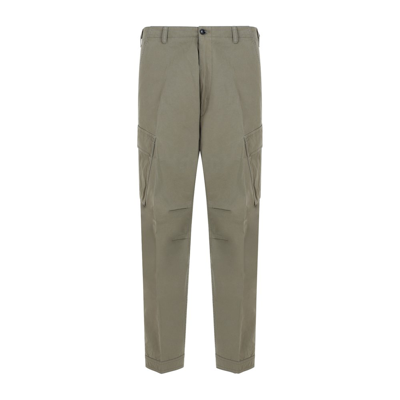Shop Tom Ford Twill Cargo Pants In Green