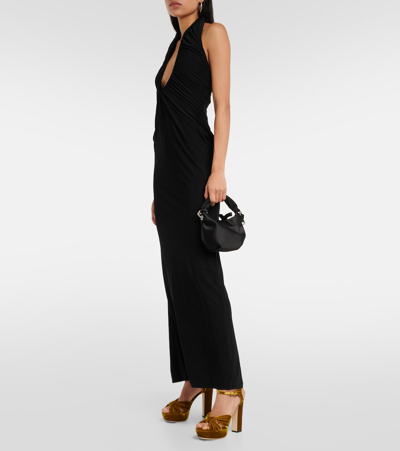 Jimmy Choo Heloise 120 Velvet Sandals In Yellow