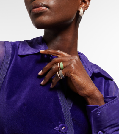 Repossi Berbere Chromatic 18kt Rose Gold Ring With Diamonds In Metallic