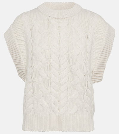 Shop Lisa Yang Hayley Cashmere Vest In White