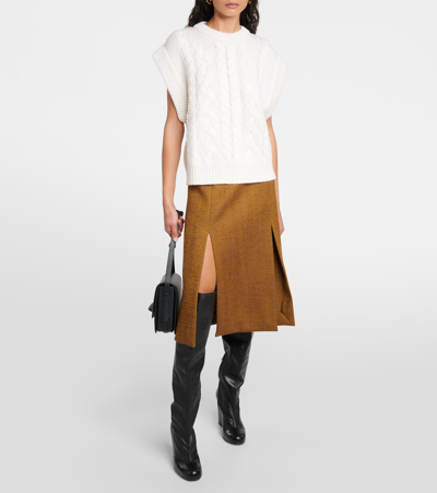 Lisa Yang Hayley Cashmere Vest In White