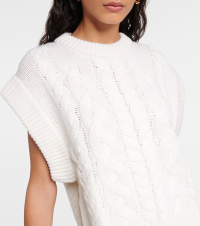 Lisa Yang Hayley Cashmere Vest In White