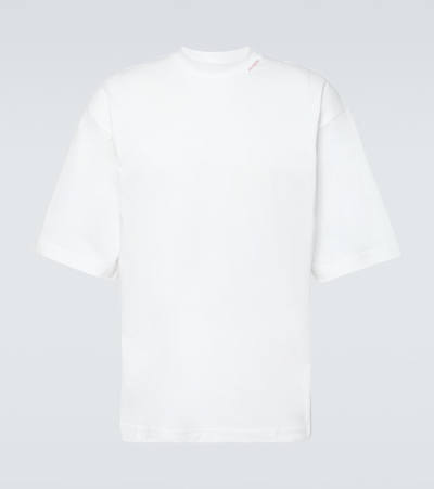 Shop Marni Set Of 3 Cotton Jersey T-shirts In White