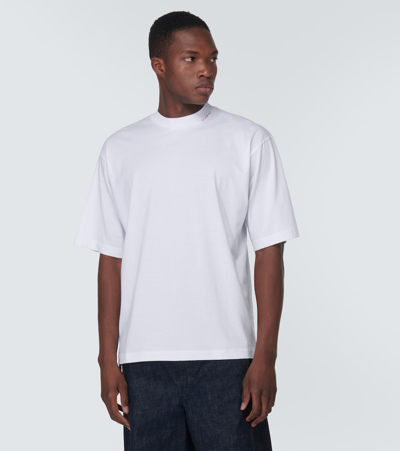 Shop Marni Set Of 3 Cotton Jersey T-shirts In White