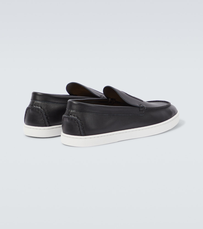 Christian Louboutin Men's Varsiboat Loafers In Black