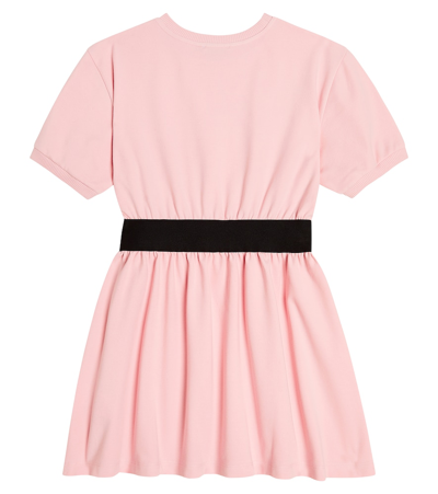 Shop Dolce & Gabbana Cotton-blend Jersey Dress In Pink