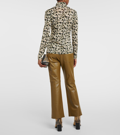 Dorothee Schumacher Dreamy Meadows Floral Turtleneck Top In Multicoloured
