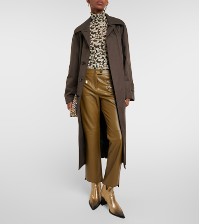 Dorothee Schumacher Dreamy Meadows Floral Turtleneck Top In Multicoloured
