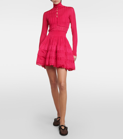 CRINOLINE短款半高领开衫