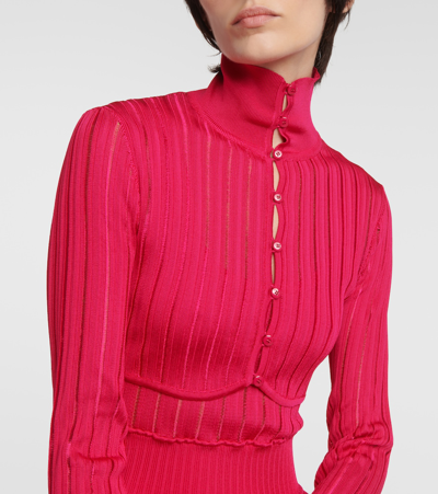 CRINOLINE短款半高领开衫