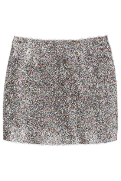 Shop Blazé Milano Embellished Mini Skirt In Multi