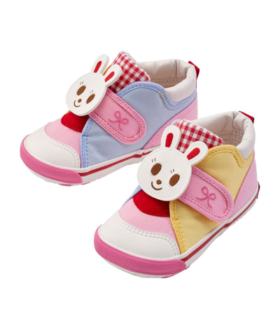 Shop Miki House Rabbit-motif Low-top Sneakers In Pink