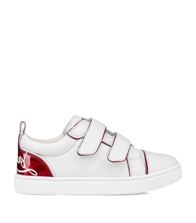 Shop Christian Louboutin Funnyto Scratch Leather Sneakers In Multi