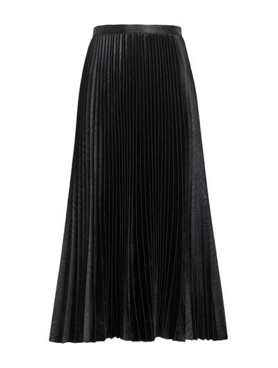 Shop Alaïa Midi Skirts In Black