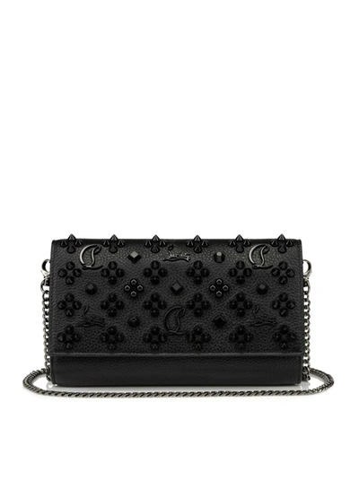 Shop Christian Louboutin Chain Wallets Bag In Black