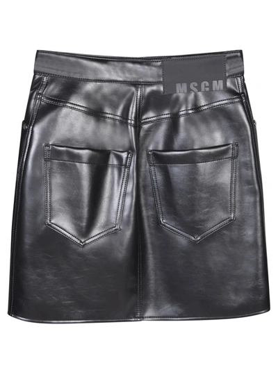 Shop Msgm Skirts In Black