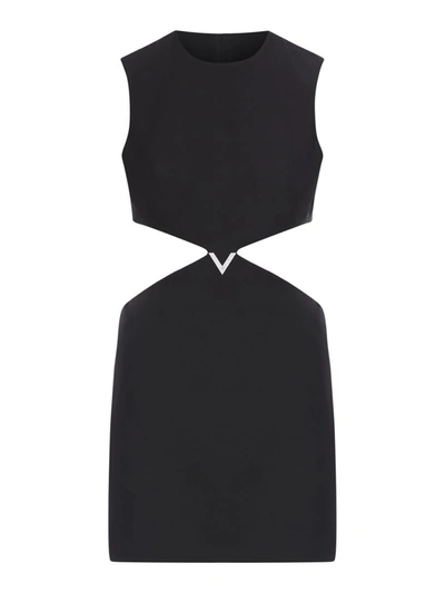 Shop Valentino Garavani Day Evening Dress In Black