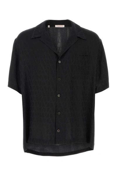 Shop Valentino Garavani Shirts In Black