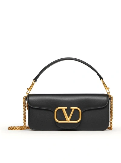 Shop Valentino Garavani Shoulder Bags In Black