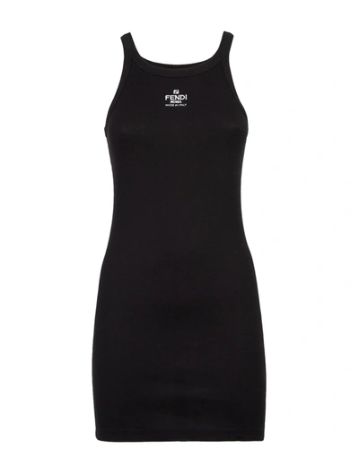 Fendi Day Evening Dress In Black