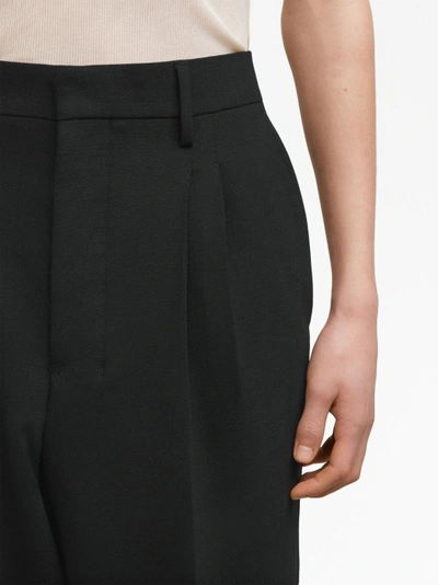 Shop Ami Alexandre Mattiussi Paris Short Pleated Trousers In Black
