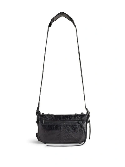 Shop Balenciaga Le Cagole Leather Tote Bag In Black